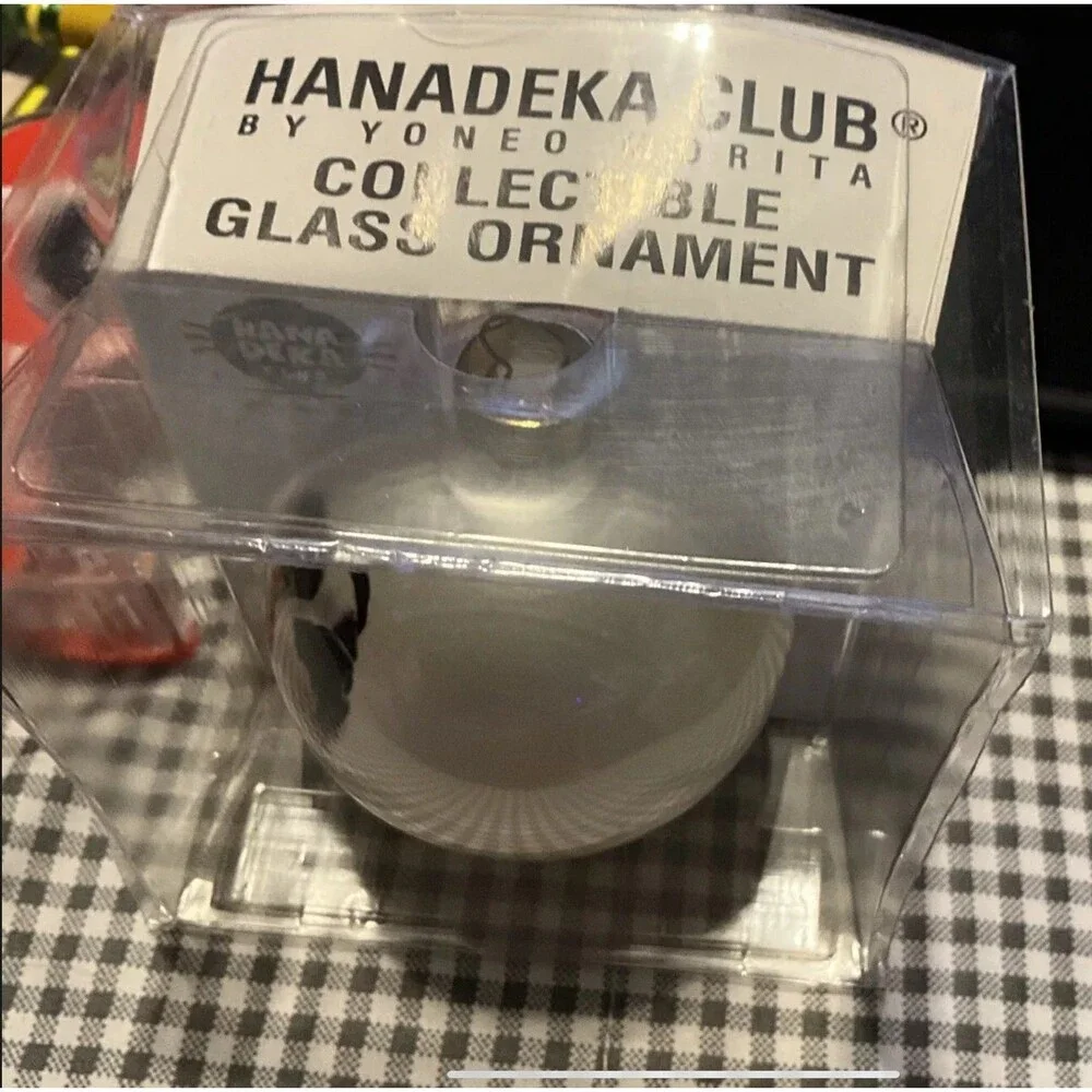 Boxer Glass Christmas Ornament Hanadeka Club By Yoneo Morita Holiday 2005 New